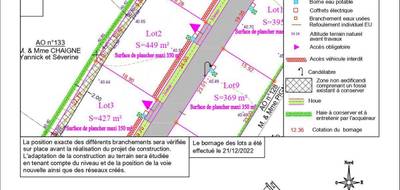 Terrain seul à Prahecq en Deux-Sèvres (79) de 449 m² à vendre au prix de 47000€ - 1