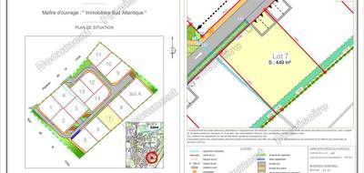 Terrain seul à Échiré en Deux-Sèvres (79) de 449 m² à vendre au prix de 63500€ - 2
