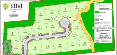 Terrain seul à Brach en Gironde (33) de 537 m² à vendre au prix de 138000€ - 2