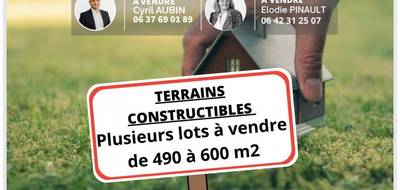 Terrain seul à Saint-Germain-en-Coglès en Ille-et-Vilaine (35) de 556 m² à vendre au prix de 27522€ - 1