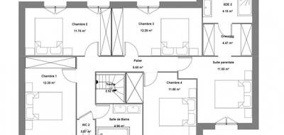 Programme terrain + maison à Crouy-sur-Ourcq en Seine-et-Marne (77) de 620 m² à vendre au prix de 462650€ - 4