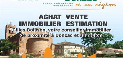 Terrain seul à Donzac en Tarn-et-Garonne (82) de 2550 m² à vendre au prix de 50000€ - 4
