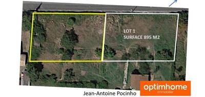 Terrain seul à Saint-Lys en Haute-Garonne (31) de 895 m² à vendre au prix de 140000€ - 2