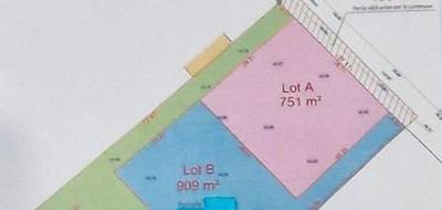 Terrain seul à Benet en Vendée (85) de 909 m² à vendre au prix de 39500€ - 2