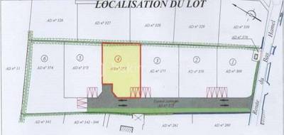 Terrain seul à Surtainville en Manche (50) de 471 m² à vendre au prix de 53000€ - 2