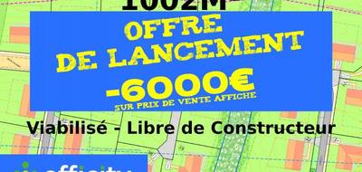 Terrain seul à Martillac en Gironde (33) de 1002 m² à vendre au prix de 273200€ - 1