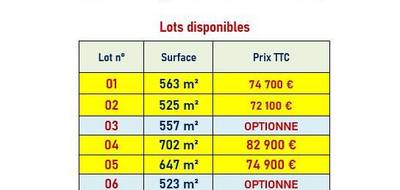 Terrain seul à Langeais en Indre-et-Loire (37) de 359 m² à vendre au prix de 56000€ - 3