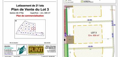 Terrain seul à Esches en Oise (60) de 609 m² à vendre au prix de 117000€ - 4