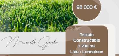 Terrain seul à Méru en Oise (60) de 1236 m² à vendre au prix de 98000€ - 1