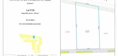 Terrain seul à Camblain-l'Abbé en Pas-de-Calais (62) de 559 m² à vendre au prix de 58000€ - 1