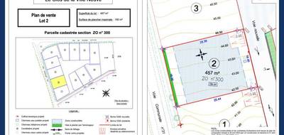Terrain seul à Pléboulle en Côtes-d'Armor (22) de 457 m² à vendre au prix de 38550€ - 3