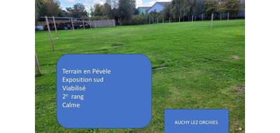 Terrain seul à Auchy-lez-Orchies en Nord (59) de 905 m² à vendre au prix de 165000€ - 1
