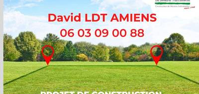 Terrain seul à Querrieu en Somme (80) de 576 m² à vendre au prix de 73500€ - 3