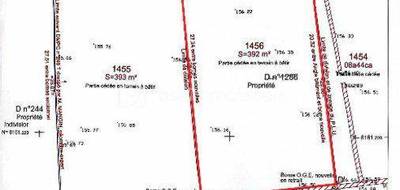 Terrain seul à Villiers-Saint-Georges en Seine-et-Marne (77) de 392 m² à vendre au prix de 65000€ - 1