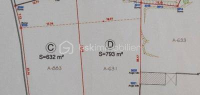 Terrain seul à Roquessels en Hérault (34) de 632 m² à vendre au prix de 89200€ - 2