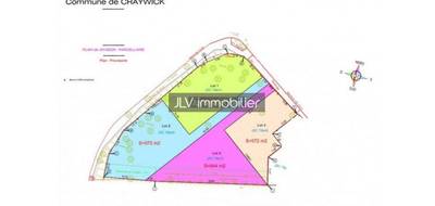 Terrain seul à Craywick en Nord (59) de 975 m² à vendre au prix de 77900€ - 2