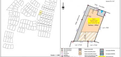 Terrain seul à La Flèche en Sarthe (72) de 499 m² à vendre au prix de 42000€ - 3