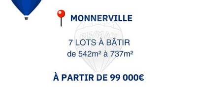 Terrain seul à Monnerville en Essonne (91) de 651 m² à vendre au prix de 104800€ - 1