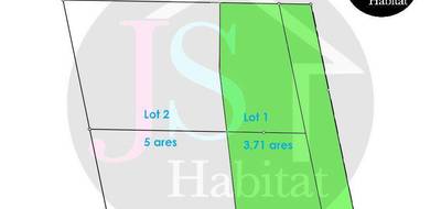 Terrain seul à Dalhunden en Bas-Rhin (67) de 371 m² à vendre au prix de 82200€ - 1