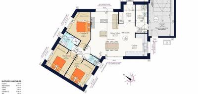 Programme terrain + maison à Saint-Léger-de-Linières en Maine-et-Loire (49) de 108 m² à vendre au prix de 387900€ - 2