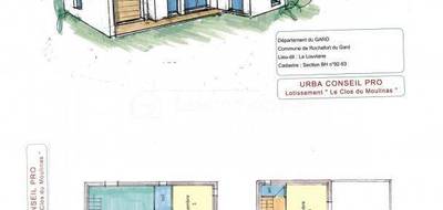 Terrain seul à Rochefort-du-Gard en Gard (30) de 410 m² à vendre au prix de 143000€ - 4