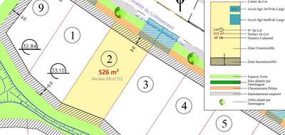 Terrain seul à Bazouges Cré sur Loir en Sarthe (72) de 526 m² à vendre au prix de 19500€ - 2