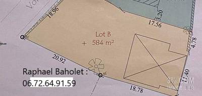 Terrain seul à Nivillac en Morbihan (56) de 584 m² à vendre au prix de 65000€ - 2