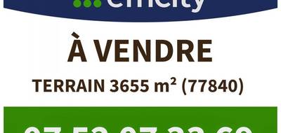Terrain seul à Coulombs-en-Valois en Seine-et-Marne (77) de 3655 m² à vendre au prix de 50000€ - 1