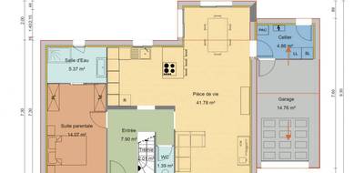 Programme terrain + maison à Étrépagny en Eure (27) de 120 m² à vendre au prix de 314000€ - 3