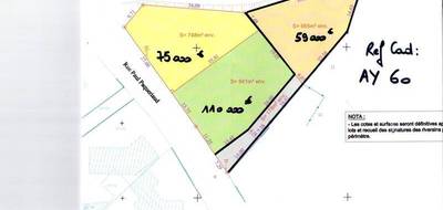 Terrain seul à Nuits-Saint-Georges en Côte-d'Or (21) de 843 m² à vendre au prix de 59000€ - 2