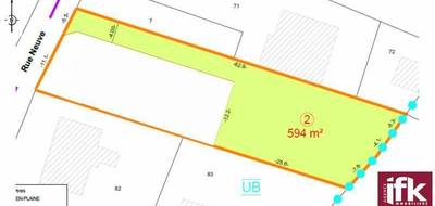 Terrain seul à Sainte-Croix-en-Plaine en Haut-Rhin (68) de 594 m² à vendre au prix de 149000€ - 2