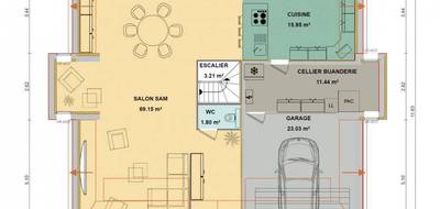 Programme terrain + maison à Frépillon en Val-d'Oise (95) de 760 m² à vendre au prix de 733900€ - 4