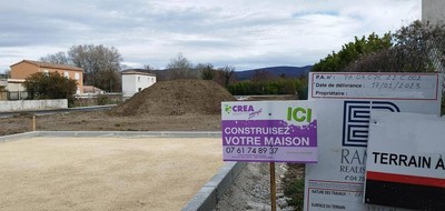Terrain seul à Cruas en Ardèche (07) de 400 m² à vendre au prix de 81900€
