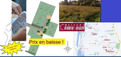 Terrain seul à Ballancourt-sur-Essonne en Essonne (91) de 408 m² à vendre au prix de 165000€