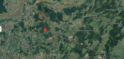 Terrain seul à Le Deschaux en Jura (39) de 1316 m² à vendre au prix de 34000€