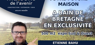 Terrain seul à Bain-de-Bretagne en Ille-et-Vilaine (35) de 500 m² à vendre au prix de 82000€