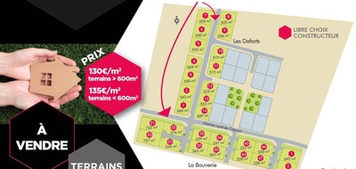 Terrain seul à Rosières-près-Troyes en Aube (10) de 550 m² à vendre au prix de 71499€