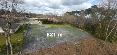 Terrain seul à Saint-Jean-d'Illac en Gironde (33) de 821 m² à vendre au prix de 259000€