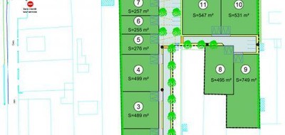 Terrain seul à Villemeux-sur-Eure en Eure-et-Loir (28) de 477 m² à vendre au prix de 53700€