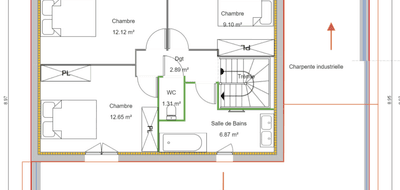 Programme terrain + maison à Fareins en Ain (01) de 118 m² à vendre au prix de 315000€ - 2