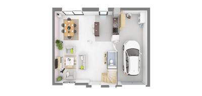 Programme terrain + maison à Laneuveville-devant-Nancy en Meurthe-et-Moselle (54) de 110 m² à vendre au prix de 344211€ - 4