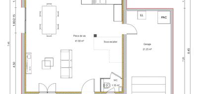 Programme terrain + maison à Belleville-en-Beaujolais en Rhône (69) de 85 m² à vendre au prix de 264700€ - 1