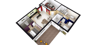Programme terrain + maison à Mons-en-Laonnois en Aisne (02) de 95 m² à vendre au prix de 220744€ - 4
