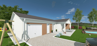 Programme terrain + maison à Saint-Maurice-de-Rémens en Ain (01) de 93 m² à vendre au prix de 269000€ - 1