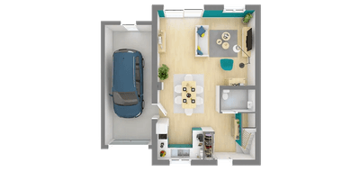 Programme terrain + maison à Servigny-lès-Sainte-Barbe en Moselle (57) de 81 m² à vendre au prix de 312318€ - 4