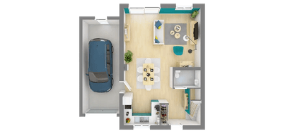 Programme terrain + maison à Charly-Oradour en Moselle (57) de 96 m² à vendre au prix de 339117€ - 4