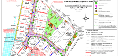 Terrain seul à La Lande-de-Fronsac en Gironde (33) de 600 m² à vendre au prix de 108000€ - 2