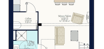 Programme terrain + maison à Jarzé Villages en Maine-et-Loire (49) de 415 m² à vendre au prix de 209897€ - 3