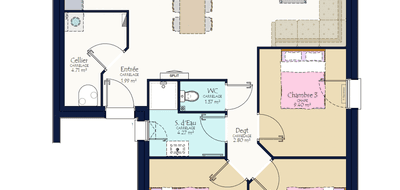 Programme terrain + maison à La Boissière-de-Montaigu en Vendée (85) de 1100 m² à vendre au prix de 279700€ - 3