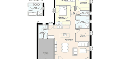 Programme terrain + maison à Vausseroux en Deux-Sèvres (79) de 1020 m² à vendre au prix de 178581€ - 3